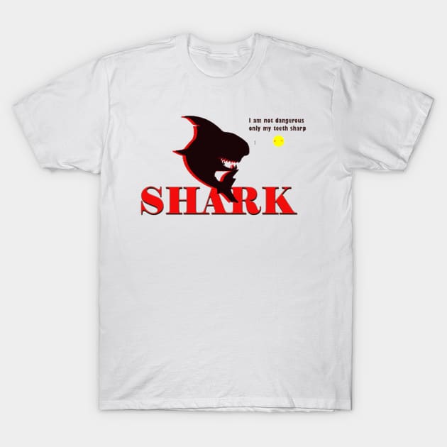 Shark teeth T-Shirt by Khanna_Creation